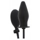 Plug gonflable Butt Advanced 12 x 4.5 cm Noir 