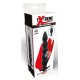 Plug gonflable Ribbed Advanced 18.5 x 4 cm Noir 