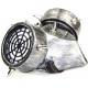 Masque à gaz et lunettes Rivets Silver Argenté 
