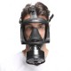 Masque à gaz BDSM FULL VISU Noir 
