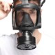 Masque à gaz BDSM FULL VISU Noir 