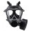 Masque à gaz BDSM KOMPLET BREATH Noir