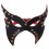 Masque Eagle Owl Noir et Rouge