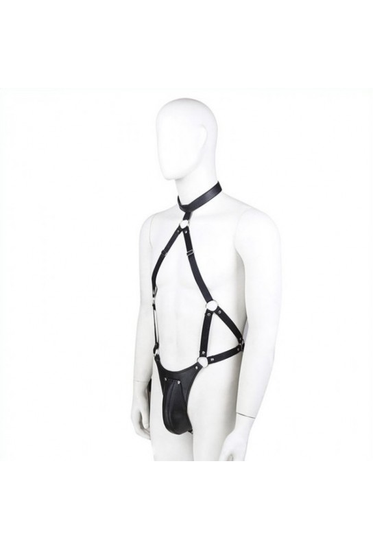 Ensemble Panties avec harnais Simili 