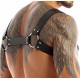 Harnais en néoprène Cross Body Zip Noir 