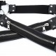 Harnais en néoprène Cross Body Zip Noir 