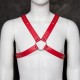 Harnais homme DeluxChest Rouge 