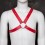 Harnais homme DeluxChest Rouge