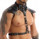 Harnais Simili HALTER Noir 