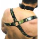 Harnais en cuir Camouflage - Acc. CHROME - CROSS - THE RED S/M 
