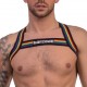 Harnais élastique Barcode pride Noir 
