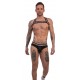 Harnais élastique Barcode pride Noir 