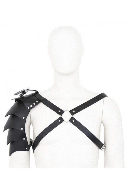 Harnais avec Épaulette Gladiator Simili noir 
