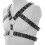 Harnais Double Belt Simili noir