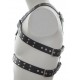 Harnais Double Belt Simili noir 