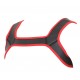 Harnais en néoprène Neo Harness Noir-Rouge 