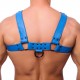 Harnais en cuir Snap Bleu 