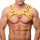 Harnais en cuir Snap Jaune 