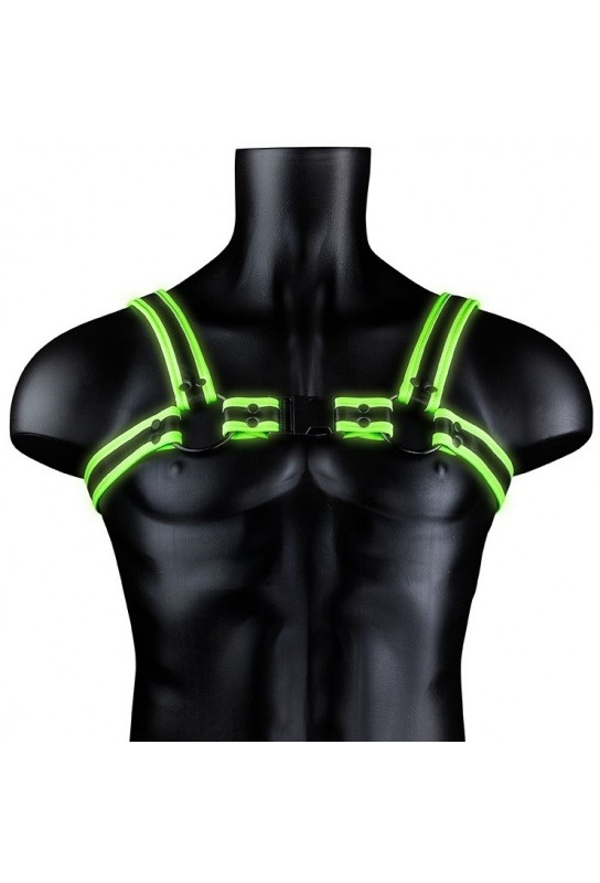 Harnais phosphorescent Glow Strike Noir 