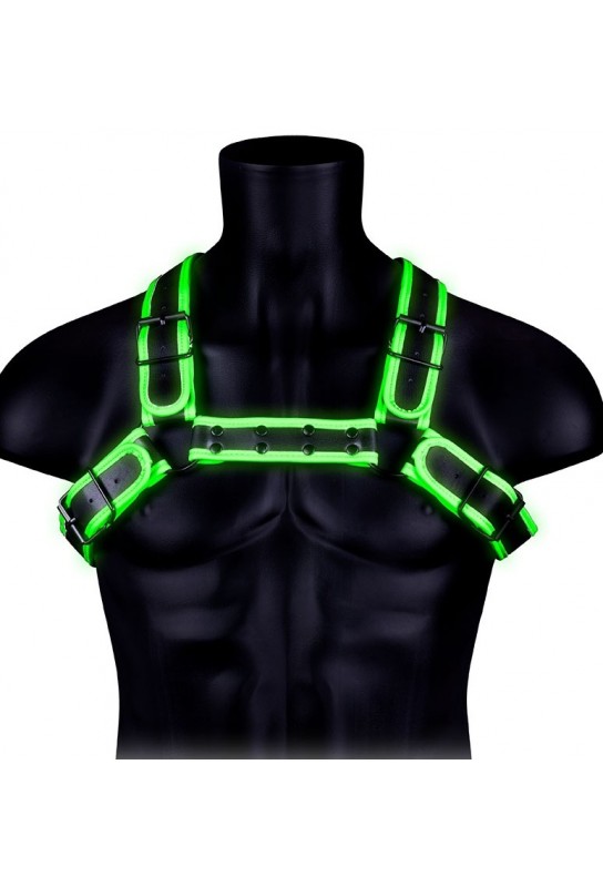 Harnais phosphorescent Glow Buckle Noir 