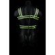 Harnais phosphorescent Glow Body Noir 