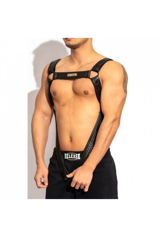 Harnais Sexy Harness Simili Noir 