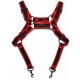 Harnais en néoprène Neo Chest Noir-Rouge 