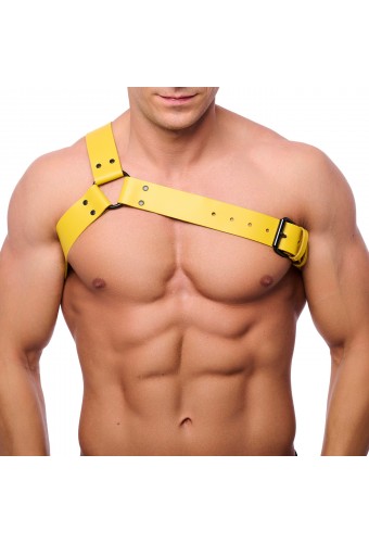 Harnais en cuir Half Jaune 