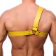Harnais en cuir Half Jaune 