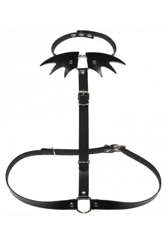 Collier Sm + ceinture Belt Wing Noir 