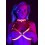 Harnais Glow In The Dark S/M Rose