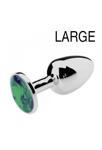 Plug Bijou Vert 8 x 4 cm 