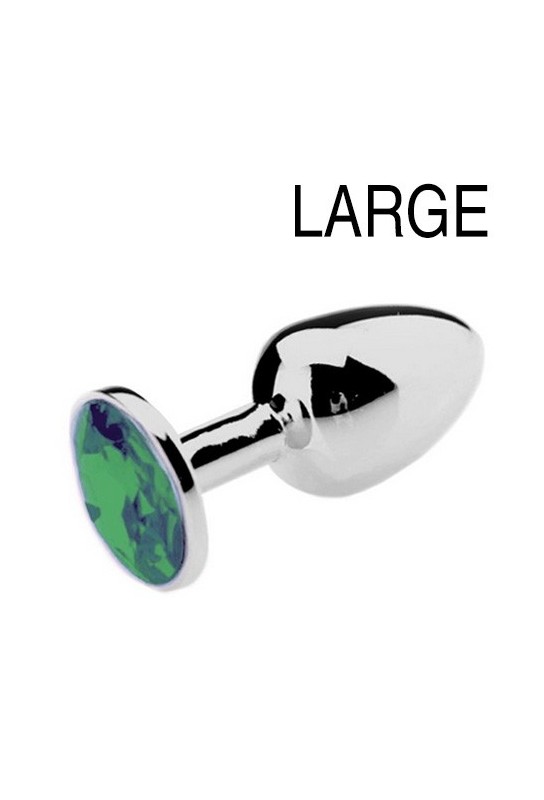 Plug Bijou Vert 8 x 4 cm 