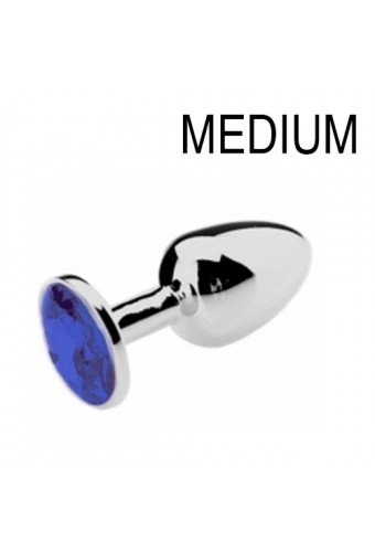 Plug Bijou Bleu 7 x 3.4 cm 