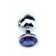 Plug Bijou Bleu 7 x 3.4 cm 