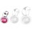 Plug Bijou Bean Silver S 6 x 2.3cm Rose