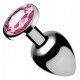 Plug bijou Gem Rose 6.5 x 2.7 cm 