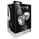 Bijou anal Round Gem L 8 x 4cm Argenté-Transparent 