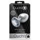 Bijou anal Round Gem L 8 x 4cm Argenté-Transparent 