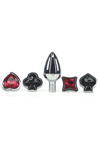 Plug Bijou Poker Up 6 x 2.7cm 