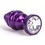 Bijou Anal Alloy 6.5 x 3 cm Violet