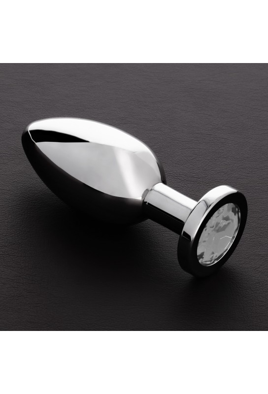 Plug bijou anal Butty L 9 x 3.8cm Transparent 