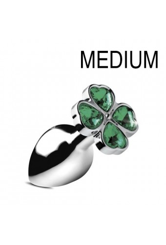 Plug bijou Lucky Gem Trèfle 7.5 x 3.2 cm 
