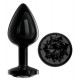 Plug Bijou AfterDark M 7 x 3.3cm Noir