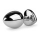 Plug bijou Argent en coeur - Medium 7.1 x 3.2cm 