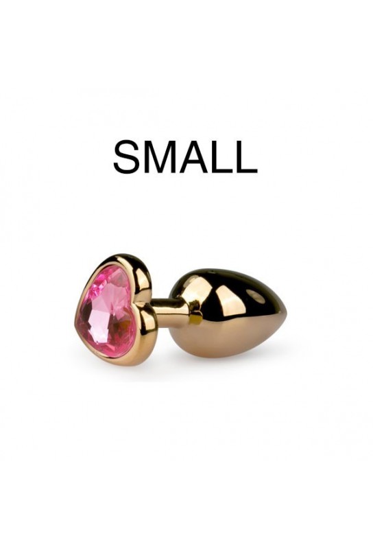 Plug bijou Or en coeur - Small 6.3 x 2.6 cm 