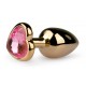 Plug bijou Or en coeur - Small 6.3 x 2.6 cm 