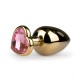 Plug bijou Or en coeur - LARGE 8.2 x 3.8 cm 
