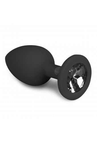 Plug Bijou Diamond noir 6 x 2.7cm 