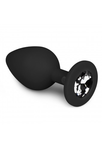 Plug bijou Diamond noir 7 x 3.3cm 